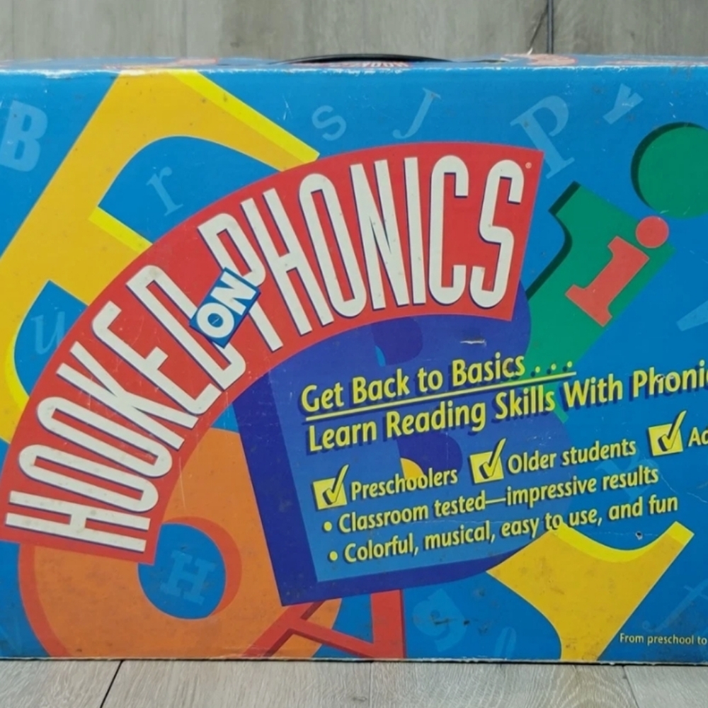 Hooked on Phonics Reading Skills Kit Vintage